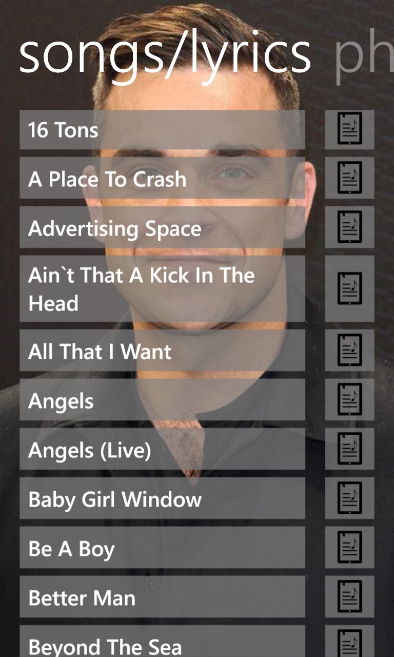 Get Robbie Williams Music Microsoft Store En Et