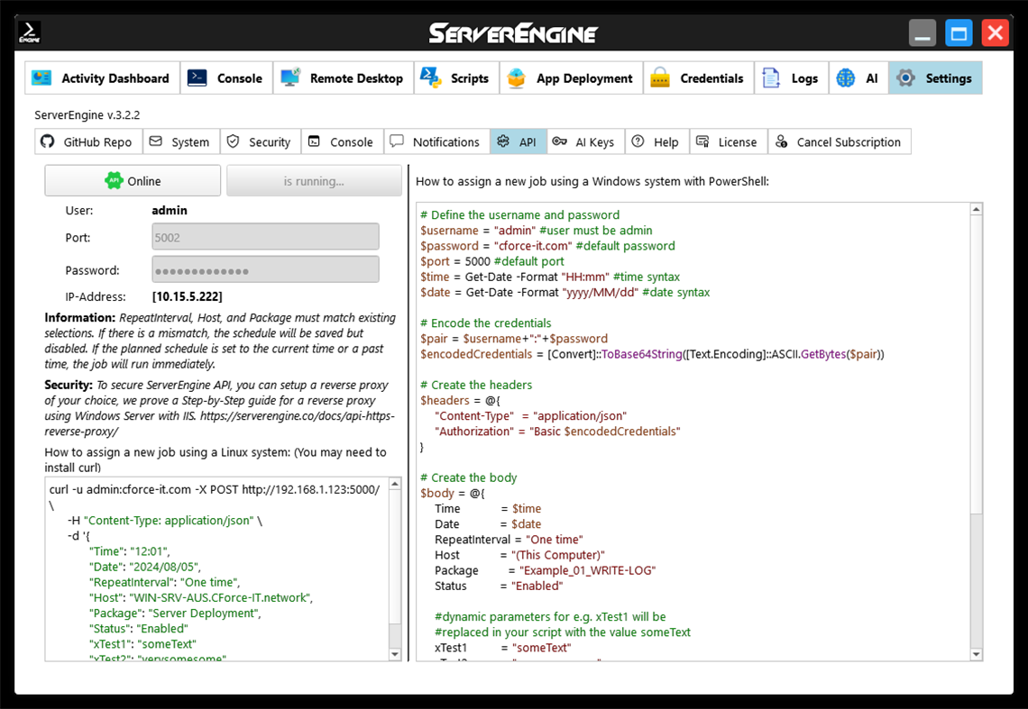 #9. ServerEngine (Windows) Με: CForce-IT, Claudio Orlando