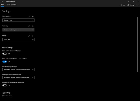 Microsoft Remote Desktop screenshot 5