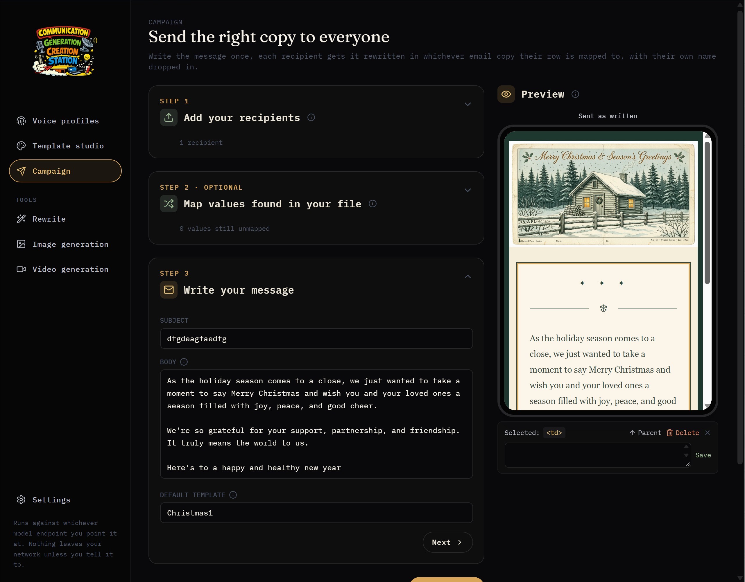 CGCS screenshot
