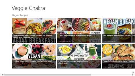 Veggie Chakra: Recipes and Video Guides Screenshots 1