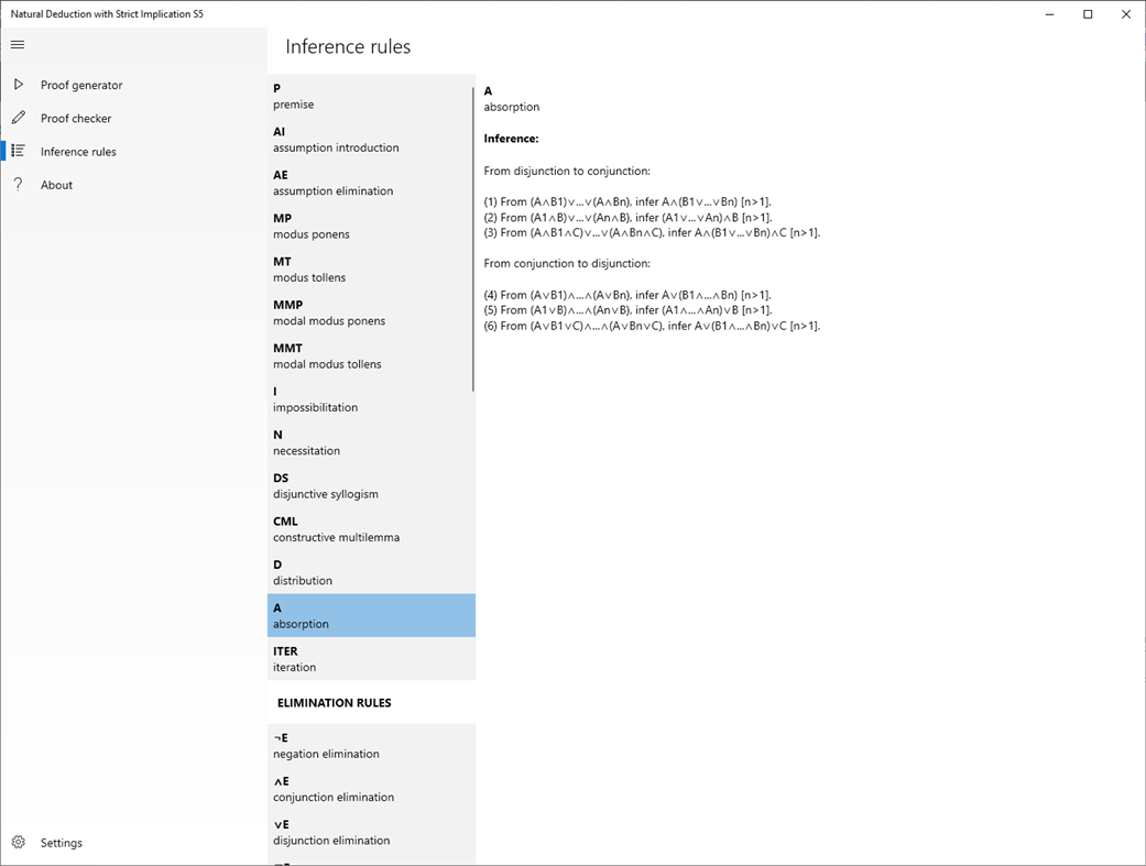 #4. Natural Deduction using Strict Implication (Windows) By: Jukka Häkkinen