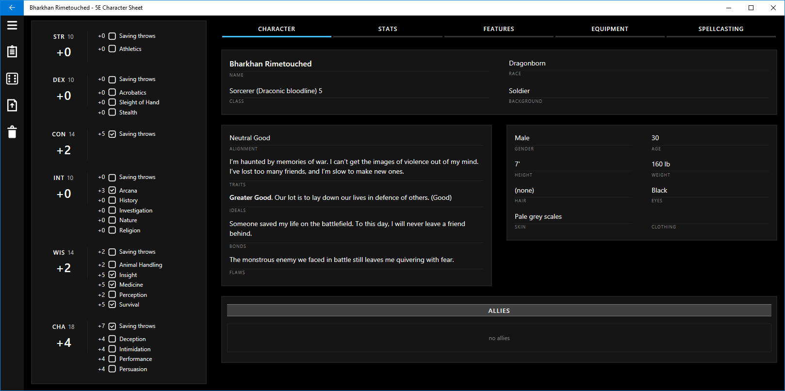 Comprar 5e Character Sheet Microsoft Store Es Es
