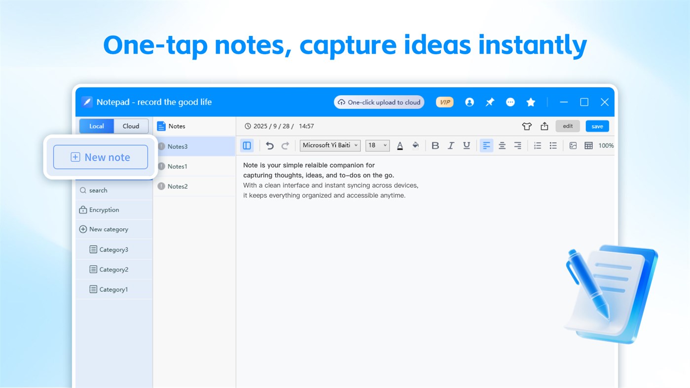 #1. Note - Notepad (Windows) Av: Wuhan Net Power Technology Co., Ltd