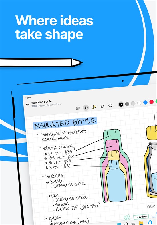 #1. Nebo (Windows) بواسطة: MyScript