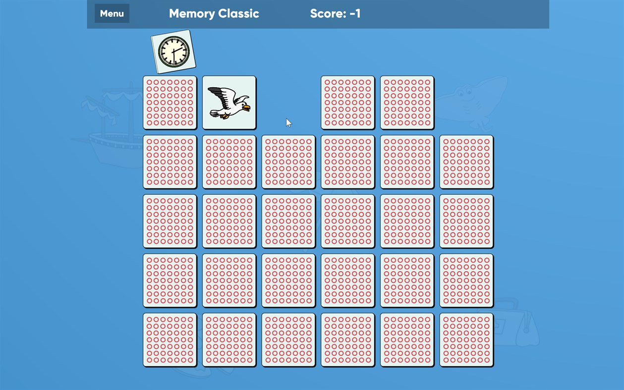 #1. Memory Game Classic (Windows) Av: Aliens bring change
