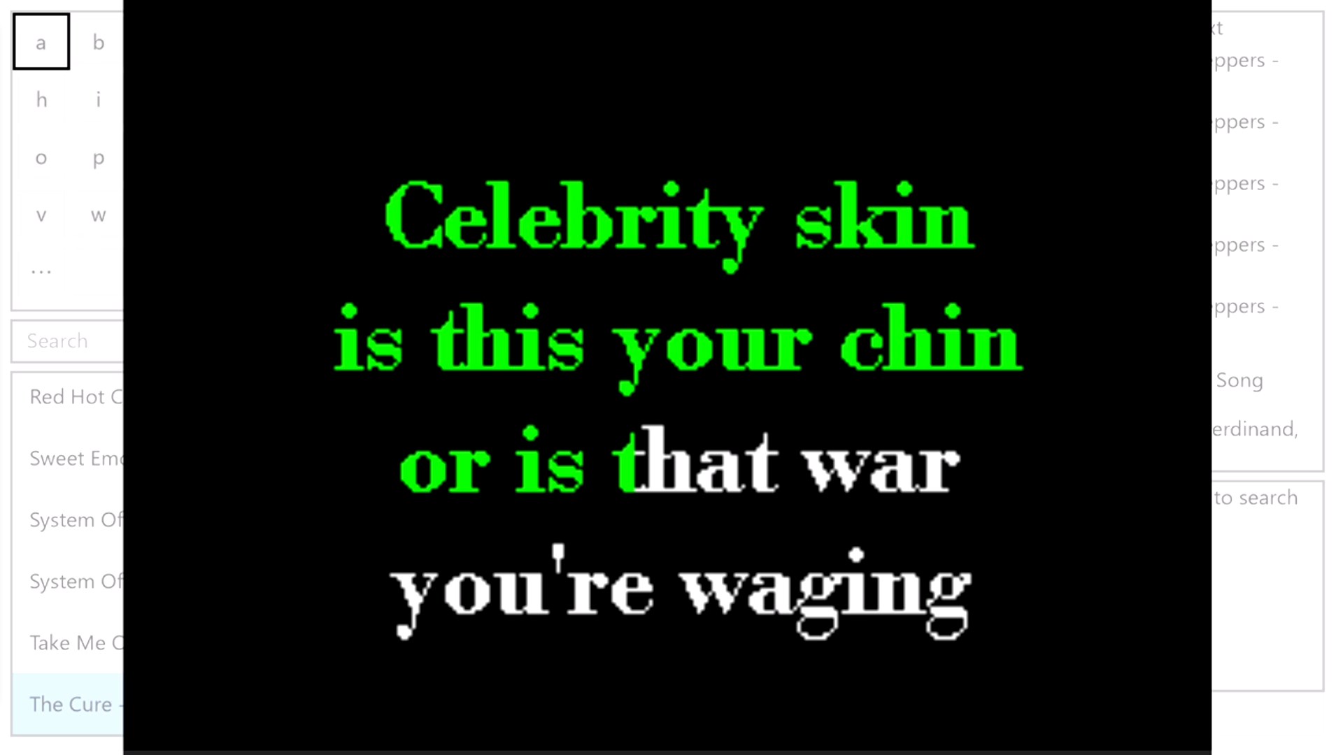 Karaoke screenshot