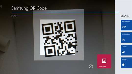Samsung QR Code screenshot 1