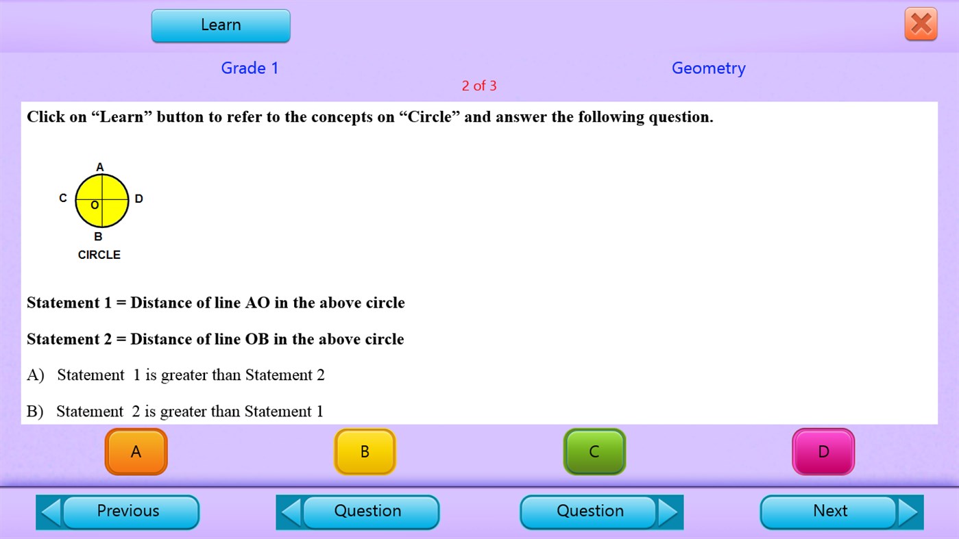 #8. QVprep Lite Learn Math Grade 1 (Windows) By: PJP Consulting LLC