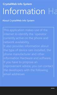 CrystalWeb Info System screenshot 6