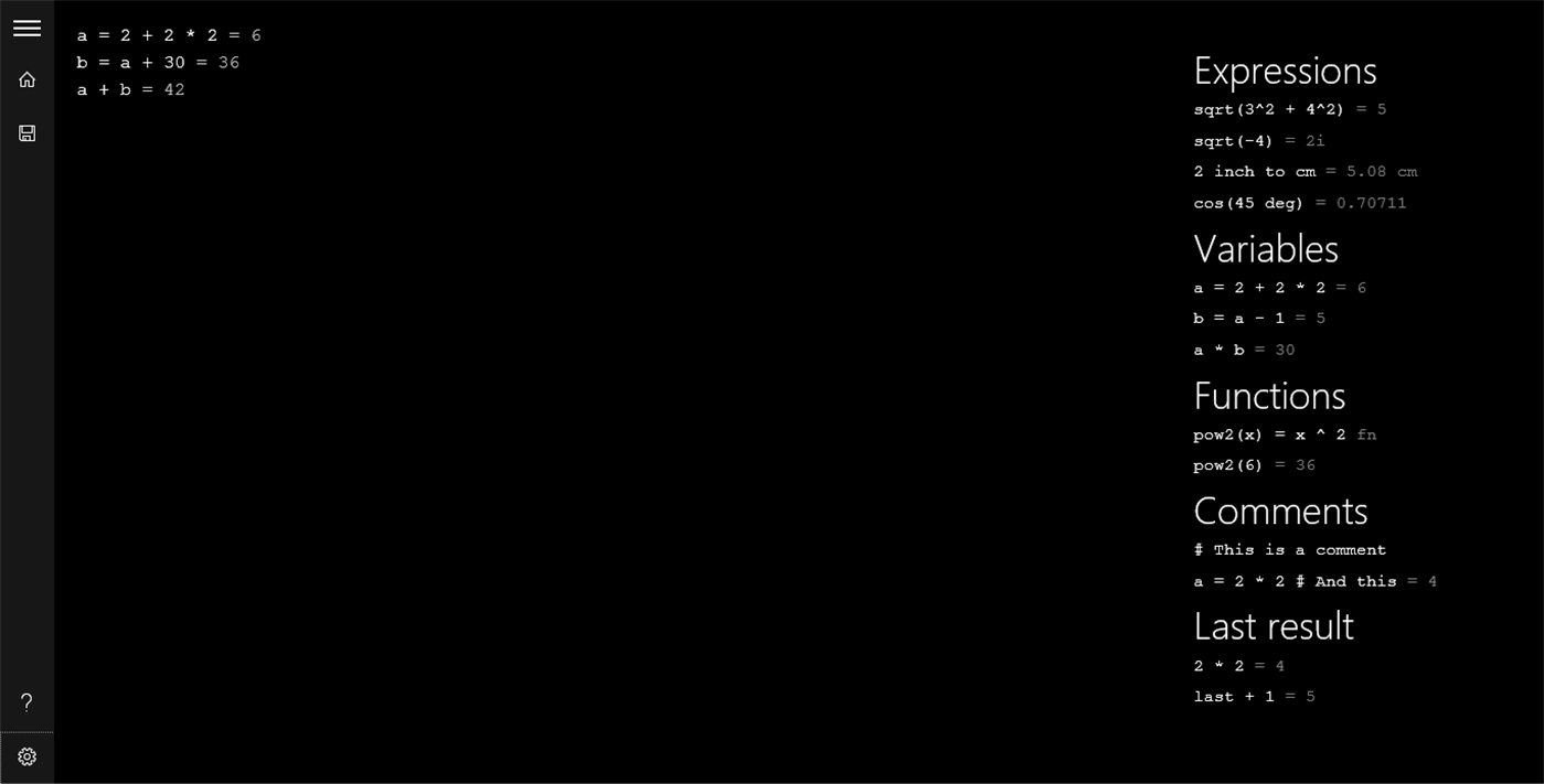 #2. Console calculator (Windows) 来自: KTF labs