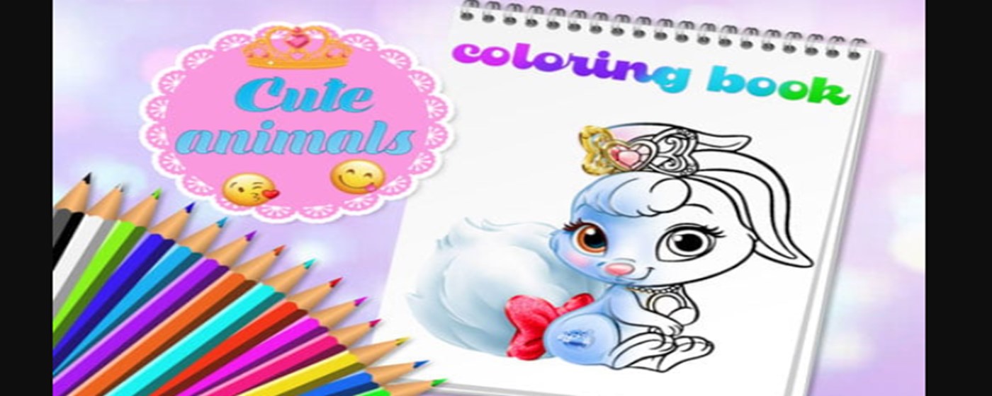 Cute Animals Coloring Game marquee promo image