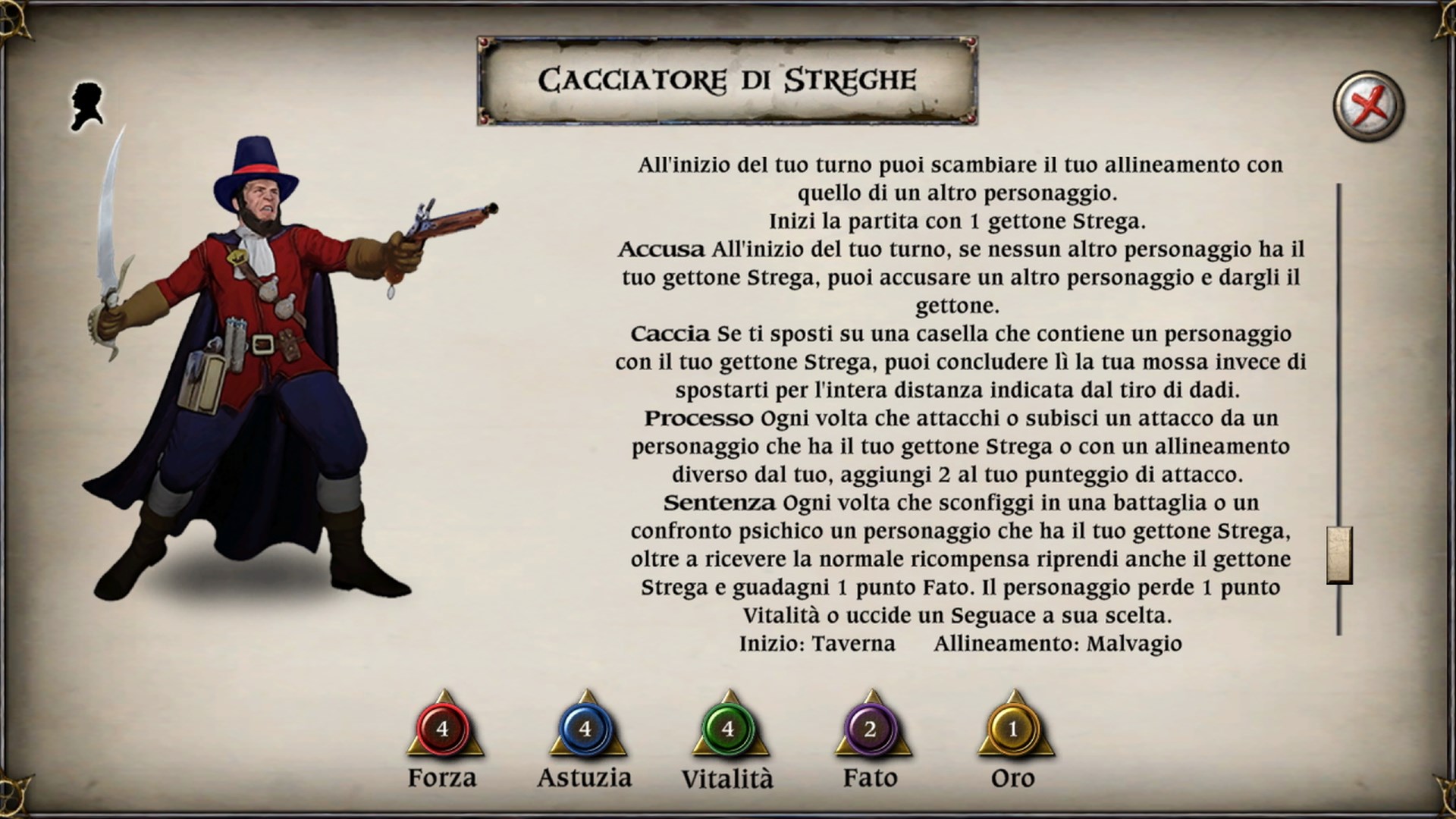 Talisman: Digital Edition - The Witch Hunter Character Pack | Xbox | Chiave | Privato