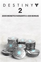 2000 monete d’argento di Destiny 2 (+300 bonus) (PC)