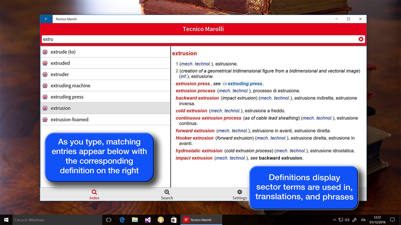 #3. English Technical Dictionary - Hoepli (Windows) 게시자: Edigeo srl