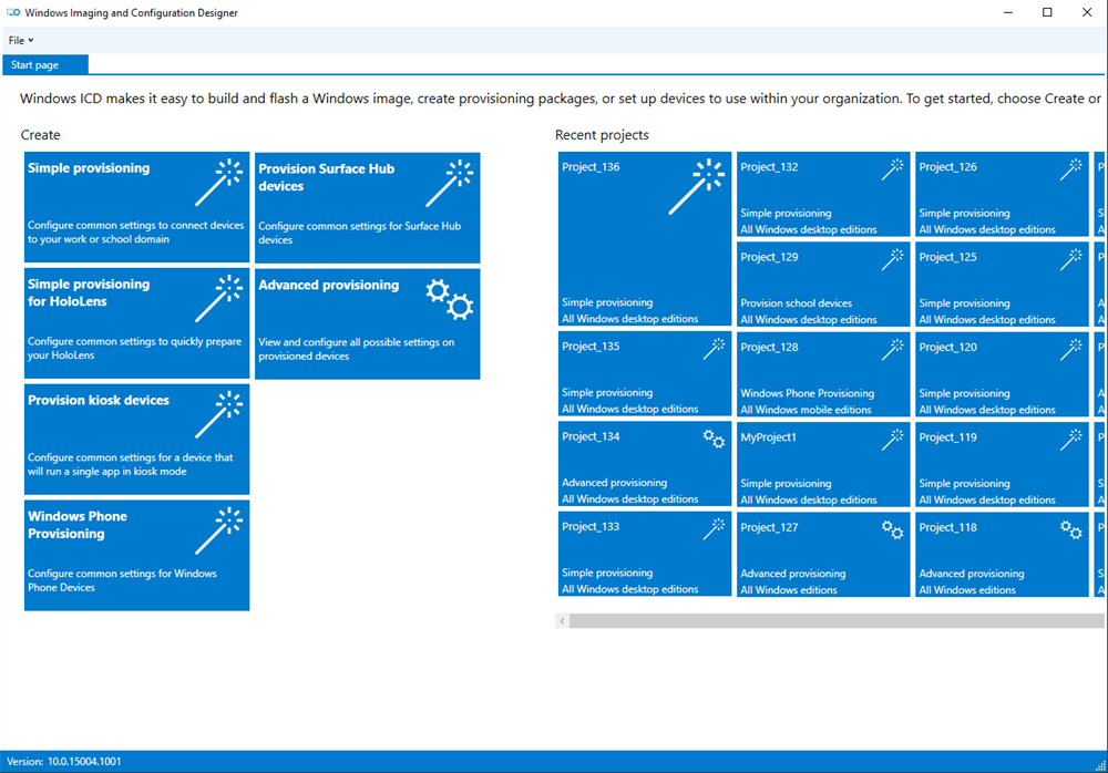 Конструкторы windows. Windows configuration Designer Windows 10.