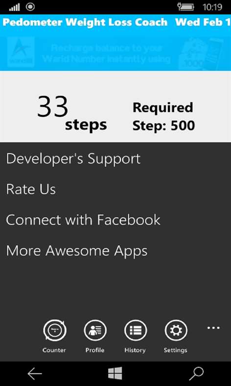 Pedometer & Weight Loss Coach PRO Screenshots 2