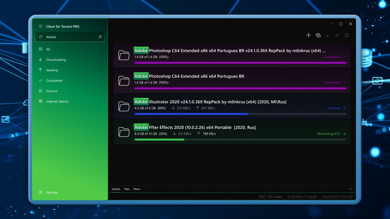 Client for Torrent PRO — скачайте и установите в Windows | Microsoft Store