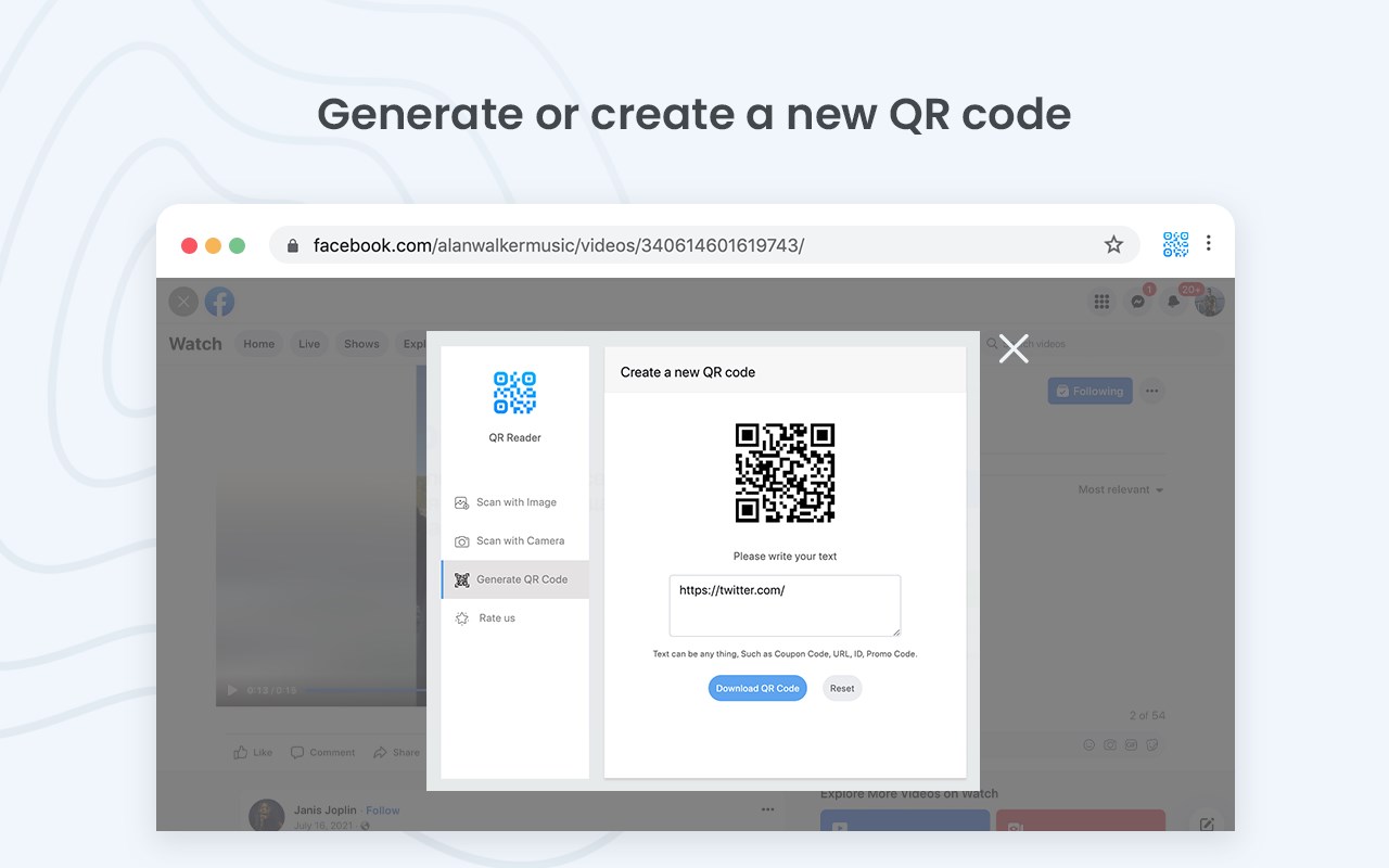 QR Code Generator & Reader