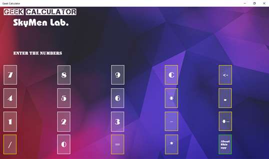 Geek Calculator screenshot 1