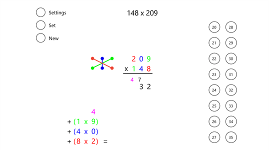 Vertically and Crosswise Multiplication screenshot 4