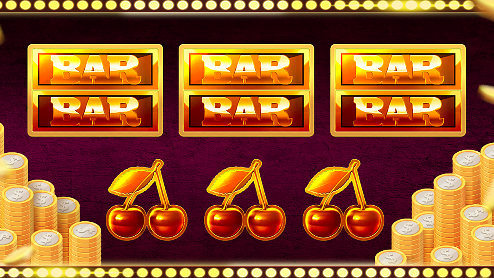 Golden Bars Slots Huge Slot Machine Game
