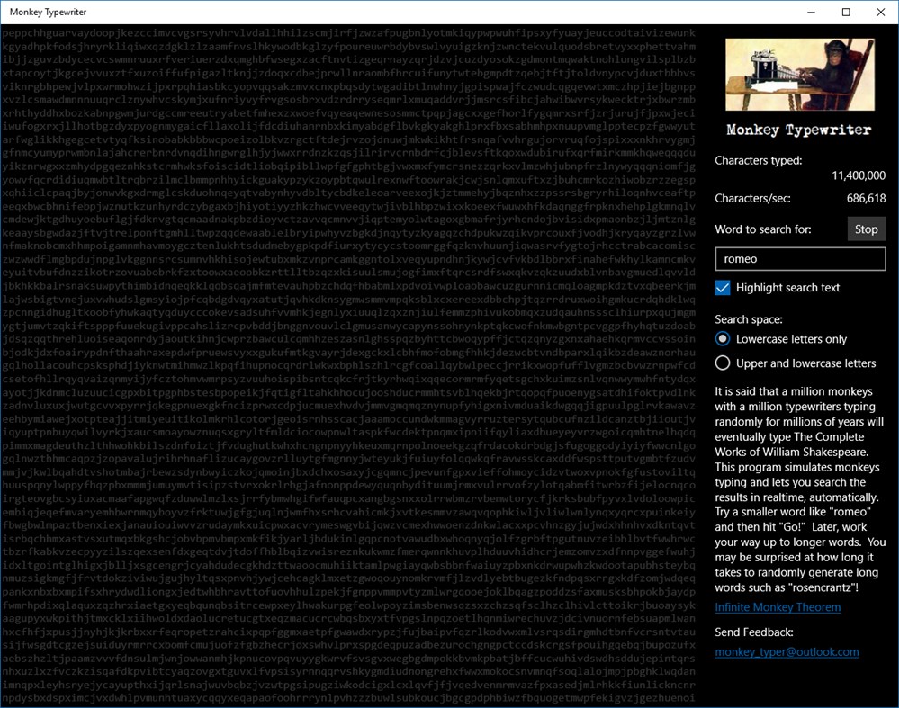 #2. Monkey Typewriter (Windows) Ved: Balanced Software