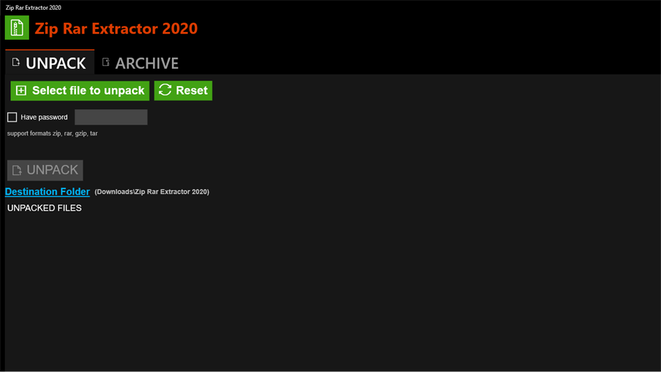 Zip Rar Extractor 2020 (Windows) 由: HLXB