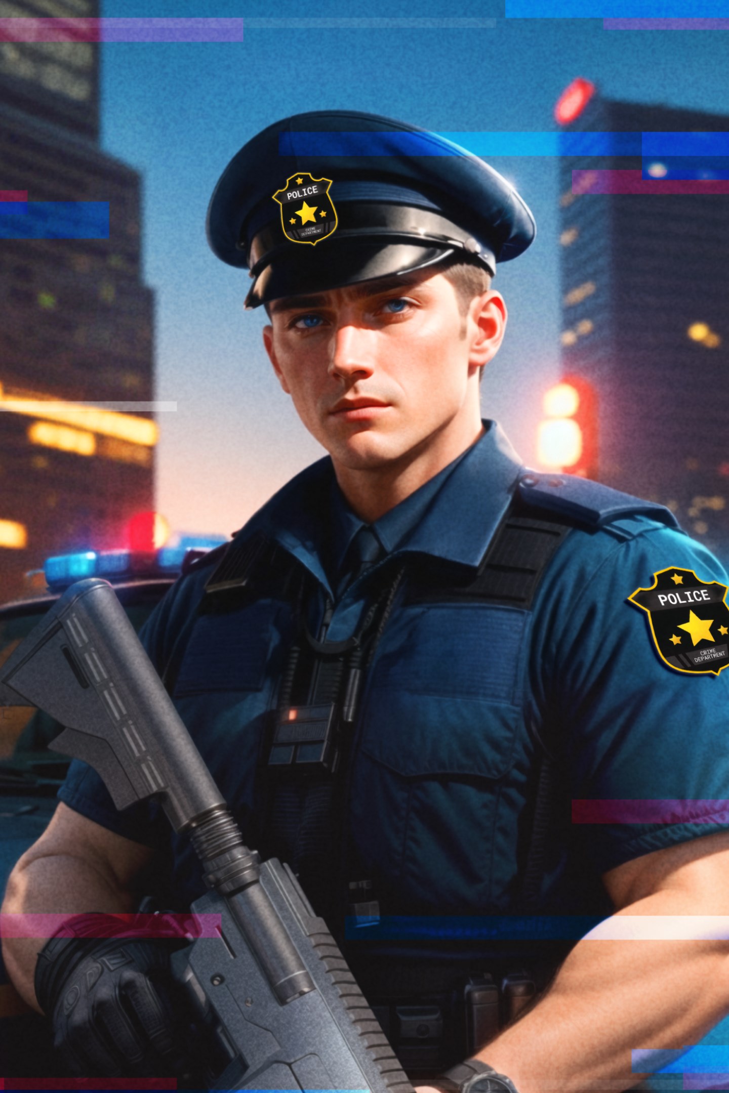 Police Simulator - Cops Car Chase & Shooting Game