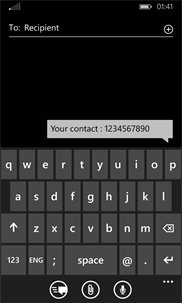 Send Phone Number screenshot 3