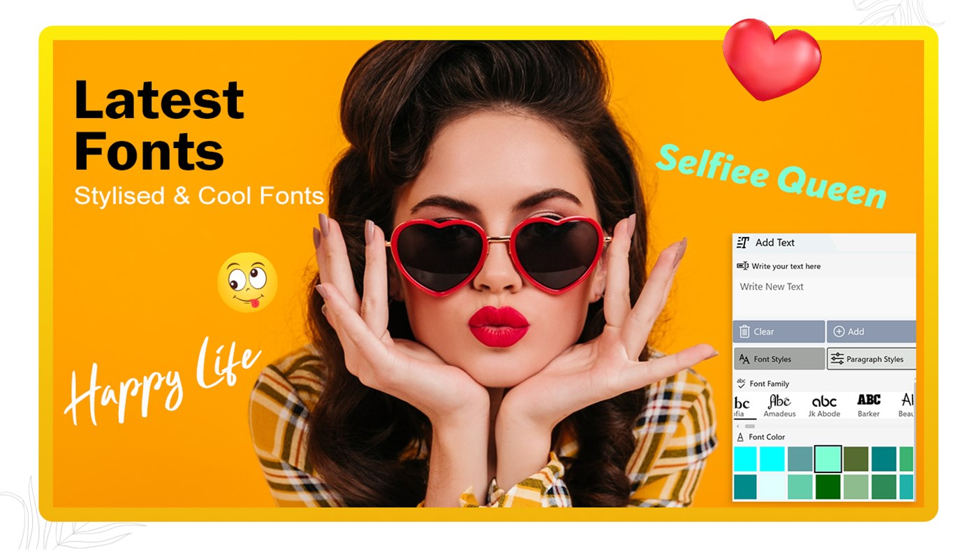 #6. Sweet Candy - Selfie, Sticker (Windows) Oleh: VideoStudio