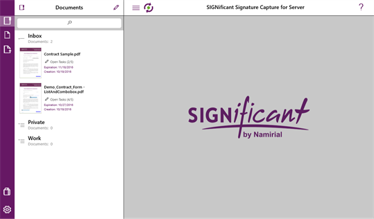 SIGNificant Signature Capture for Server screenshot 1