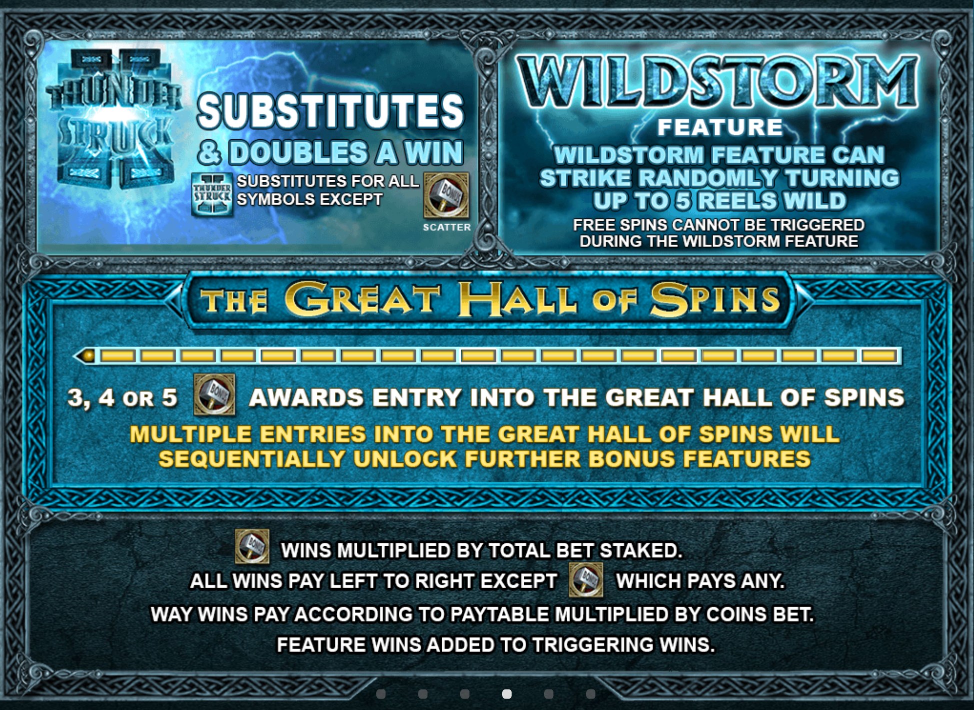 Screenshot 8 Thunderstruck II Free Casino Slot Machine windows