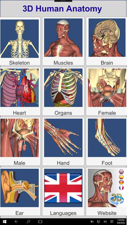 3D Human Anatomy Screenshots 1