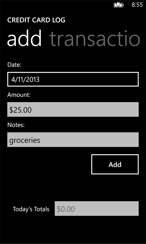 CreditCard Log Screenshots 2