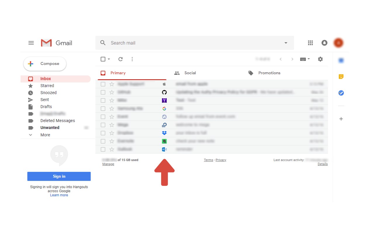 Sender Icons for Gmail™