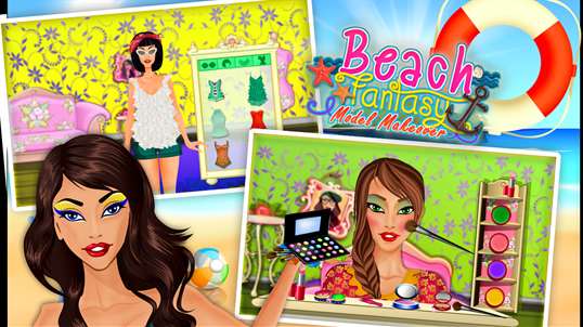 Beach Fantasy - A Fancy Dress up & Makeover Game for Girls screenshot 2