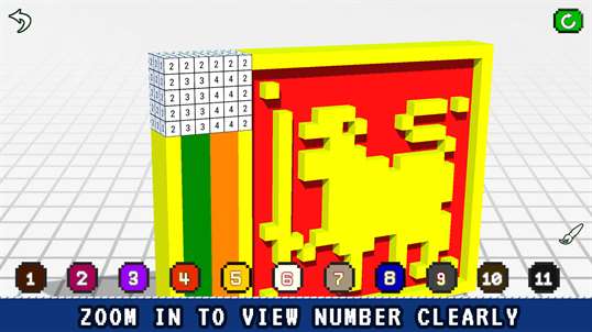 Flags 3D Color by Number - Voxel Coloring Book screenshot 4