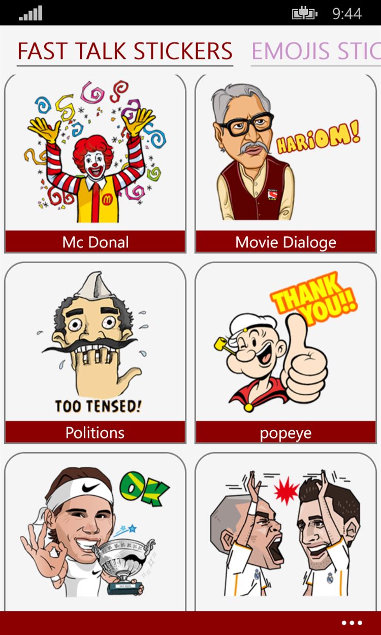 【图】EMOJI STICKERS : for whatsapp, facebook, twitter(截图3)