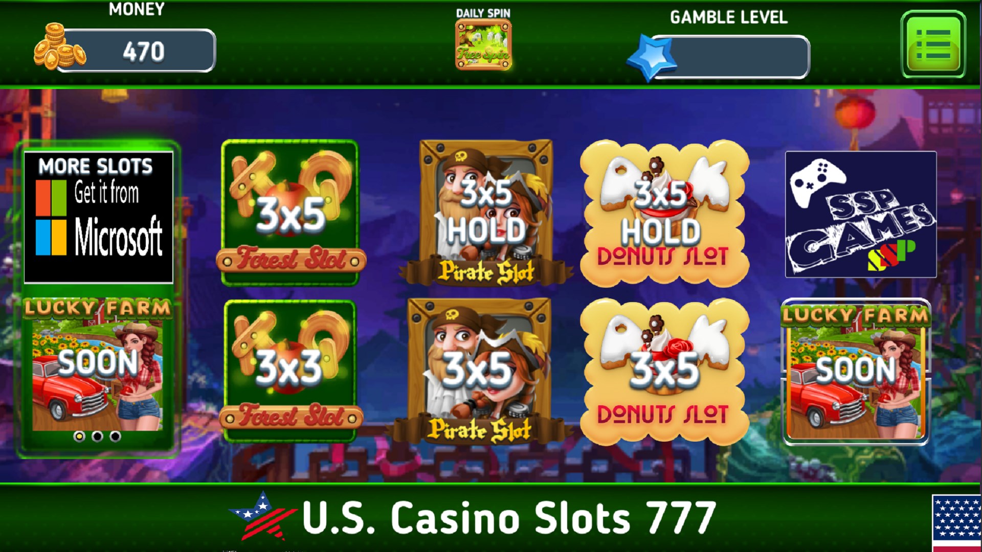 Big Bonus Slots 777 by Senario Wireless Game for sale online
