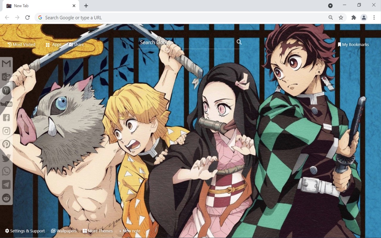 Demon Slayer Kimetsu No Yaiba Wallpaper Microsoft Edge Addons