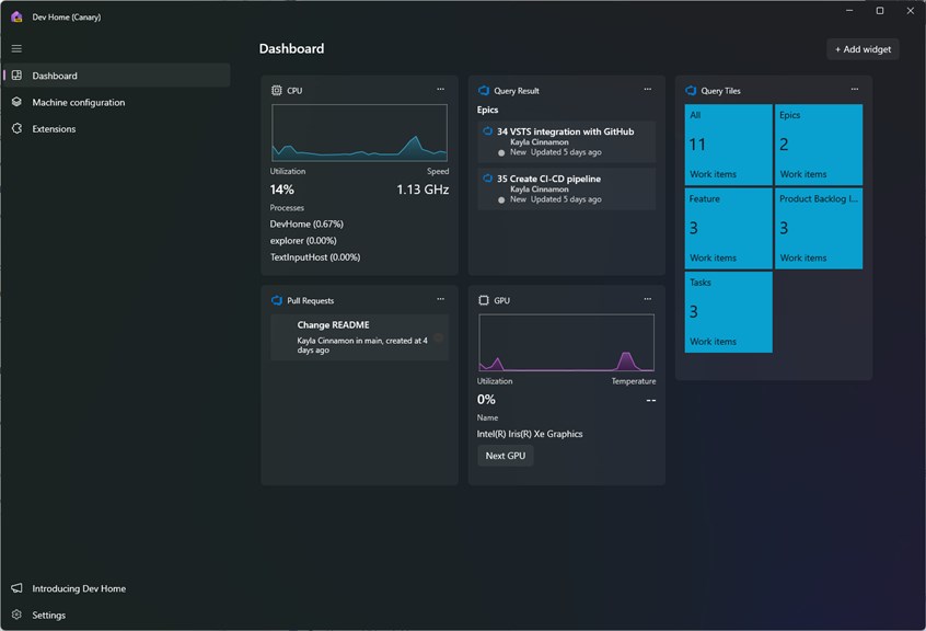 Dev Home Azure Extension (Preview)_1