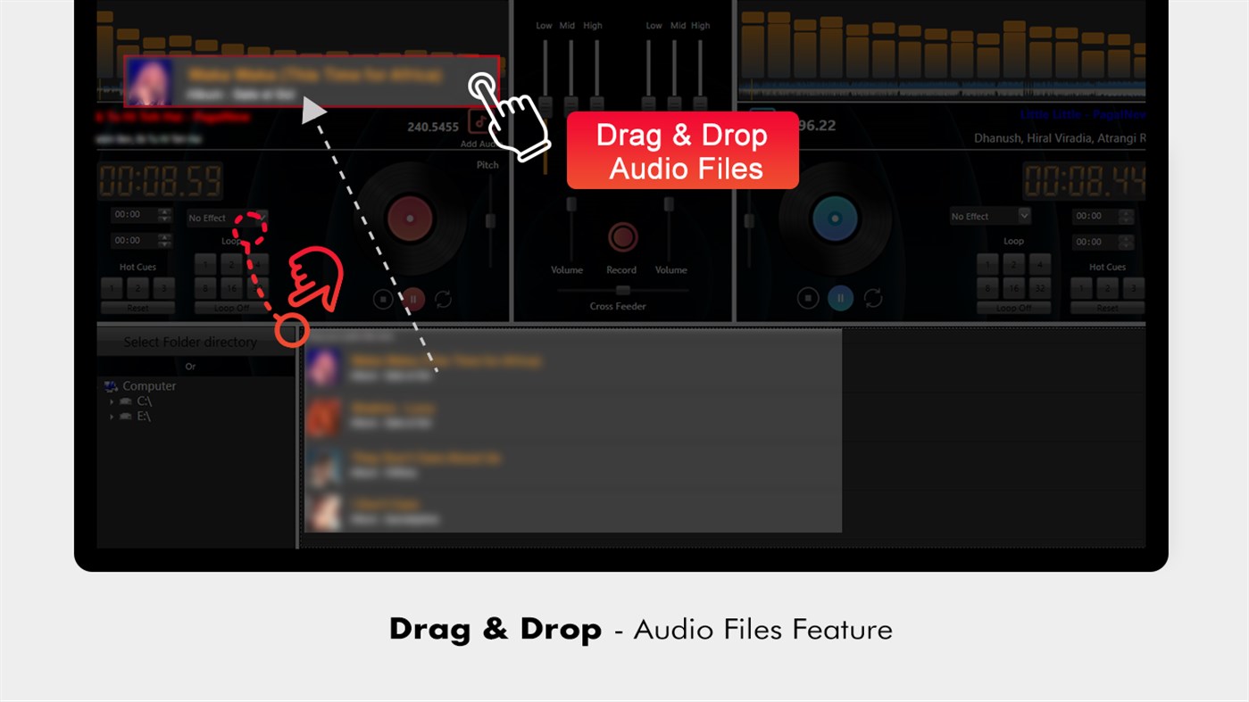 #4. Virtual DJ Mixer : Mix and Record Music (Windows) Göre: Queenloft