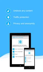 VPN Unlimited for Windows Phone - Secure & Private Internet Connection for Anonymous Web Surfing screenshot 1