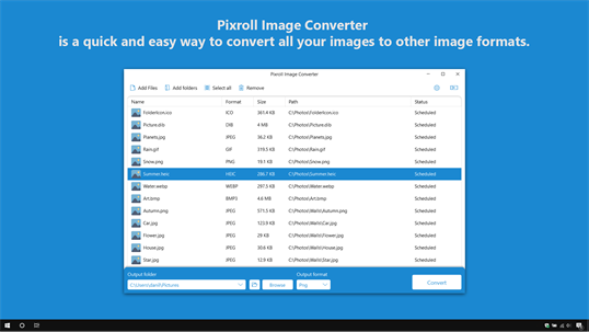 Pixroll Image Converter for HEIC, JPG, PNG, GIF and much more... screenshot 1