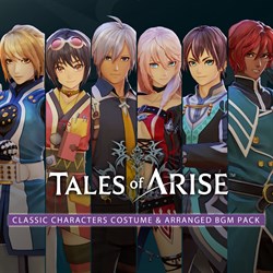 Tales of Arise - Paquete de atuendos de personajes clásicos y música de fondo con arreglos
