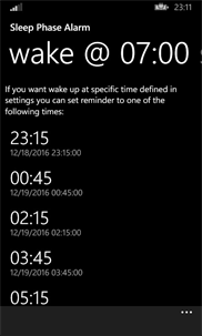 Sleep Phase Alarm screenshot 2