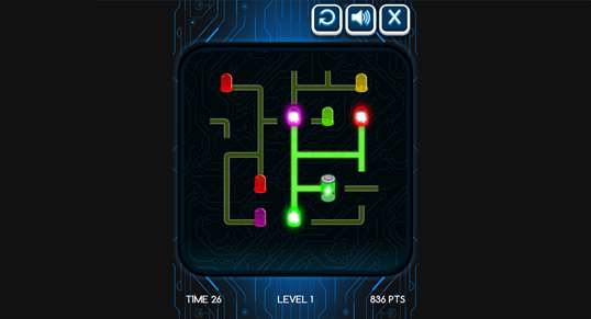 Lights Connect puzzle screenshot 2