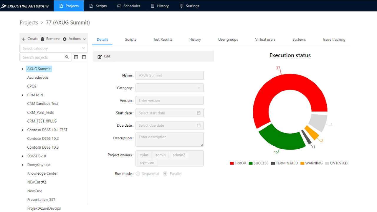 Snapshot 3 of EA Automated Testing Services: 2-Wk Implementation