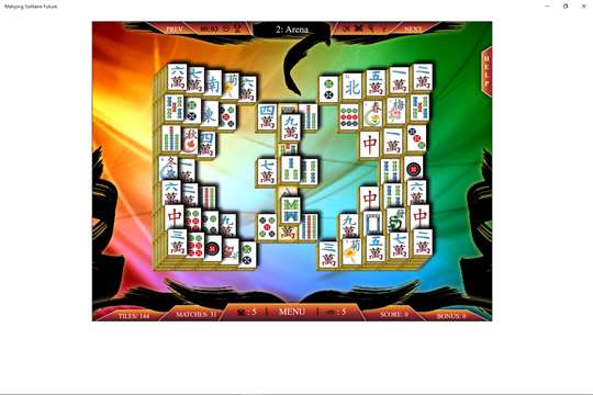 Mahjong Solitaire Future screenshot 3